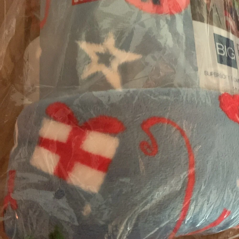 NWT The Big One Marvel Plush Throw Blanket Holiday Spiderman 5 ft x 6 ft Sealed